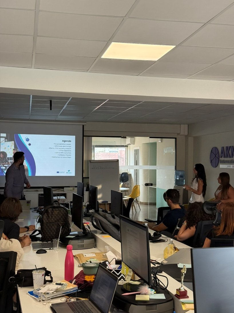 Education professionals during the VETCompass session in Athens
